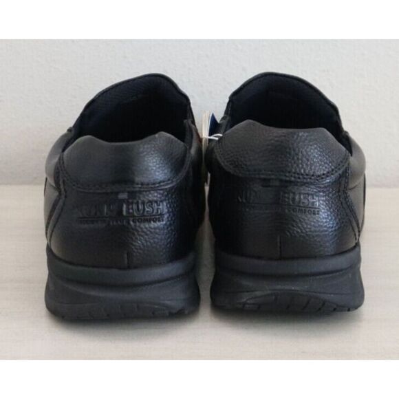 Nunn Bush 84696 Men Sz 12W Black Tumble Leather Heritage Cam Slip-On Shoes - Picture 3 of 10